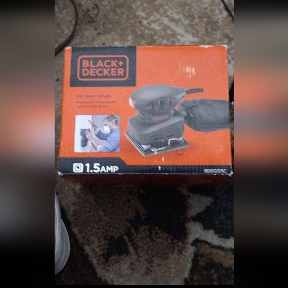Black+ decker 1/4 sheet sander